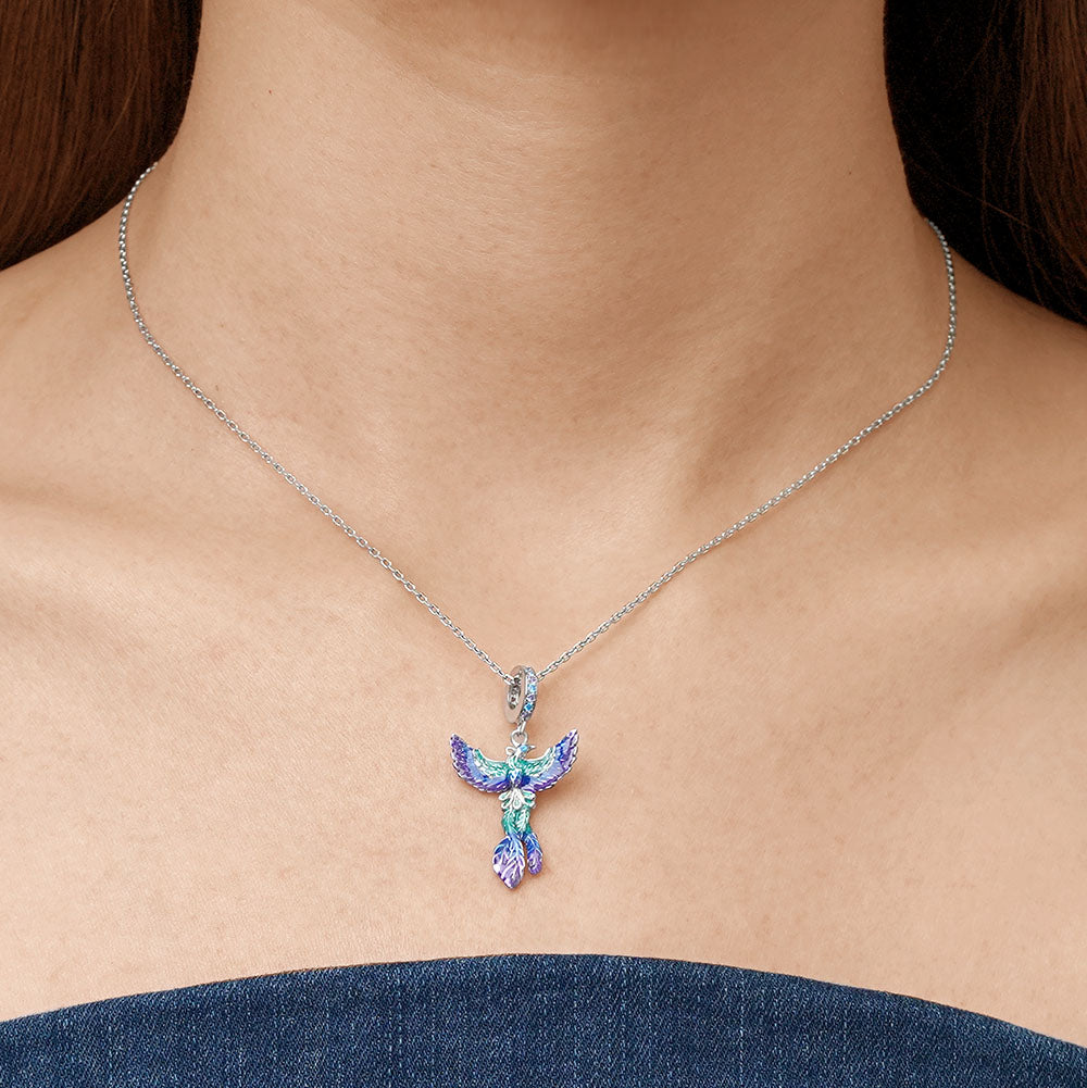 Gnoce Phoenix Pendant Dangle Charm_5