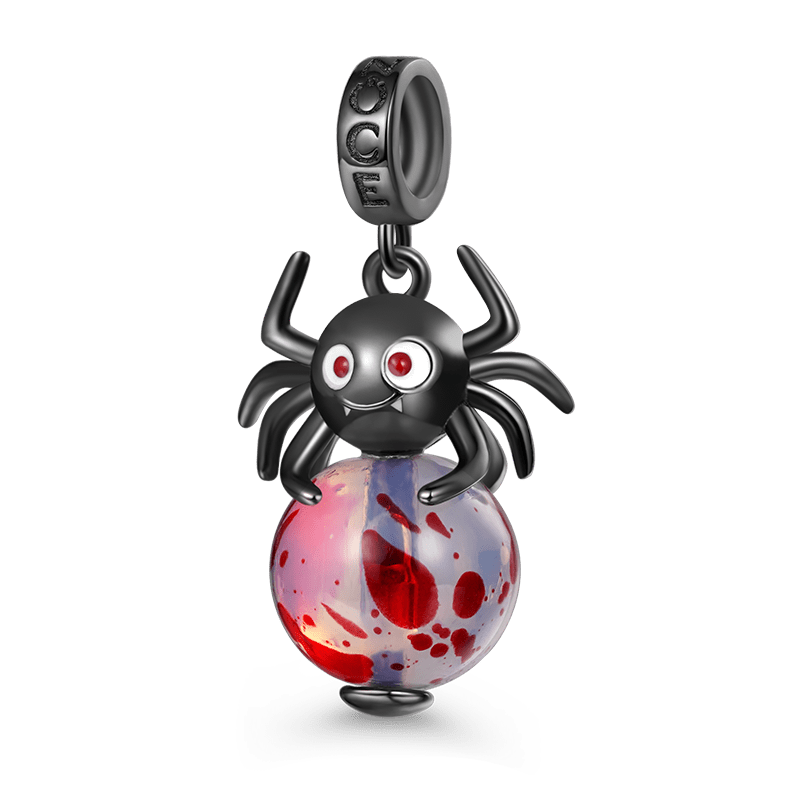 Gnoce Halloween Spider Pendant Dangle Charm_1