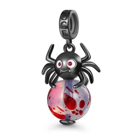 Gnoce Halloween Spider Pendant Dangle Charm_1