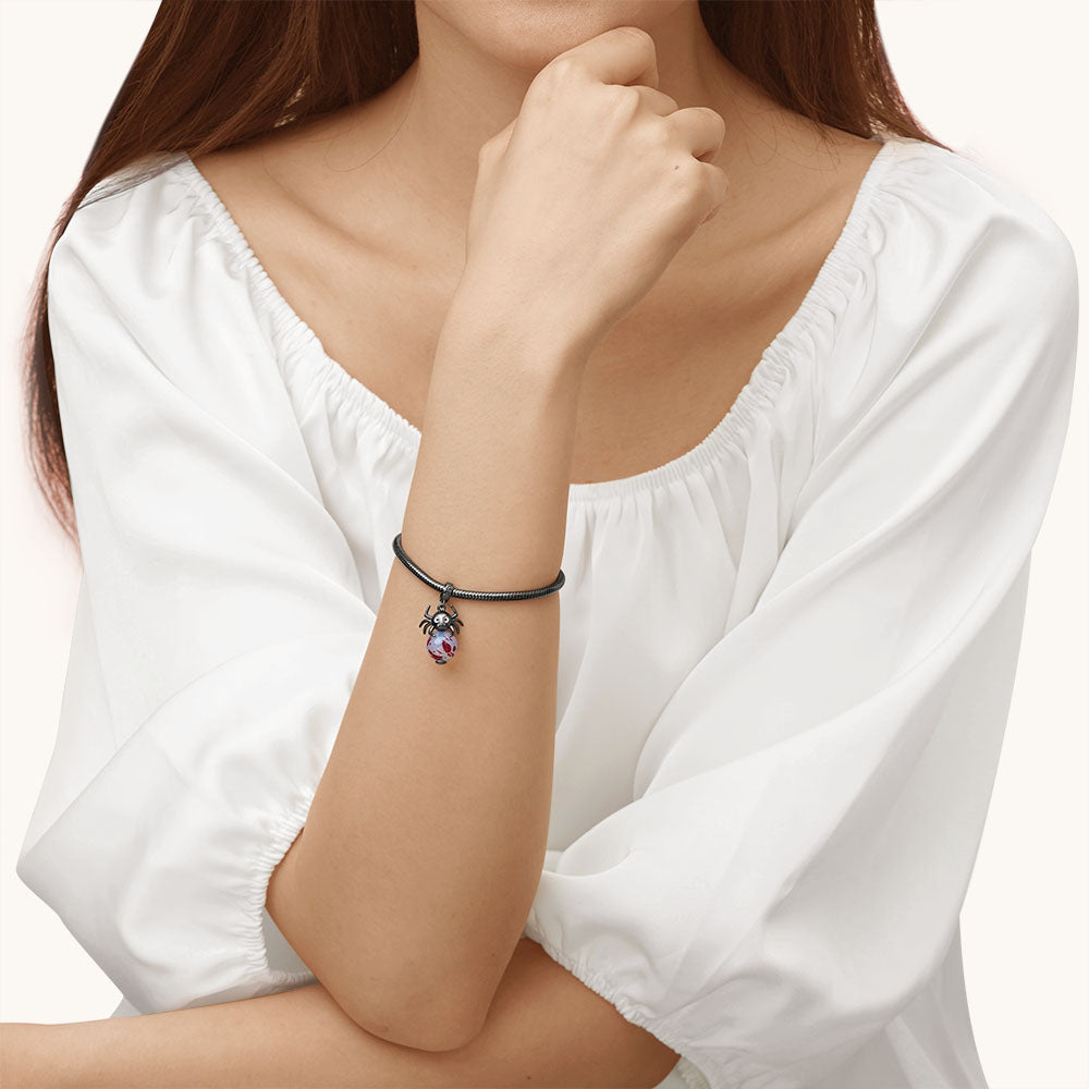 Gnoce Halloween Spider Pendant Dangle Charm_6