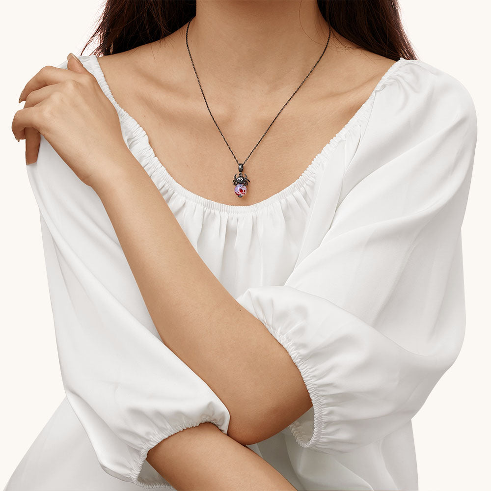 Gnoce Halloween Spider Pendant Dangle Charm_4