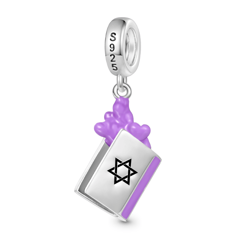 Gnoce Halloween Spellbook Pendant Dangle Charm_2