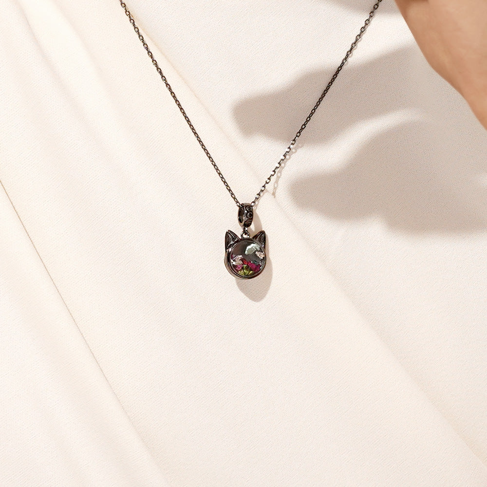 Gnoce Halloween Black Cat Pendant Dangle Charm_5