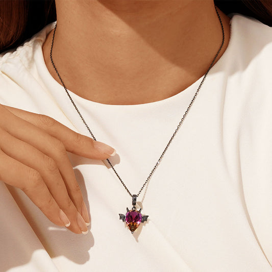 Gnoce Halloween Gradient Stone Devil Pendant Dangle Charm_7