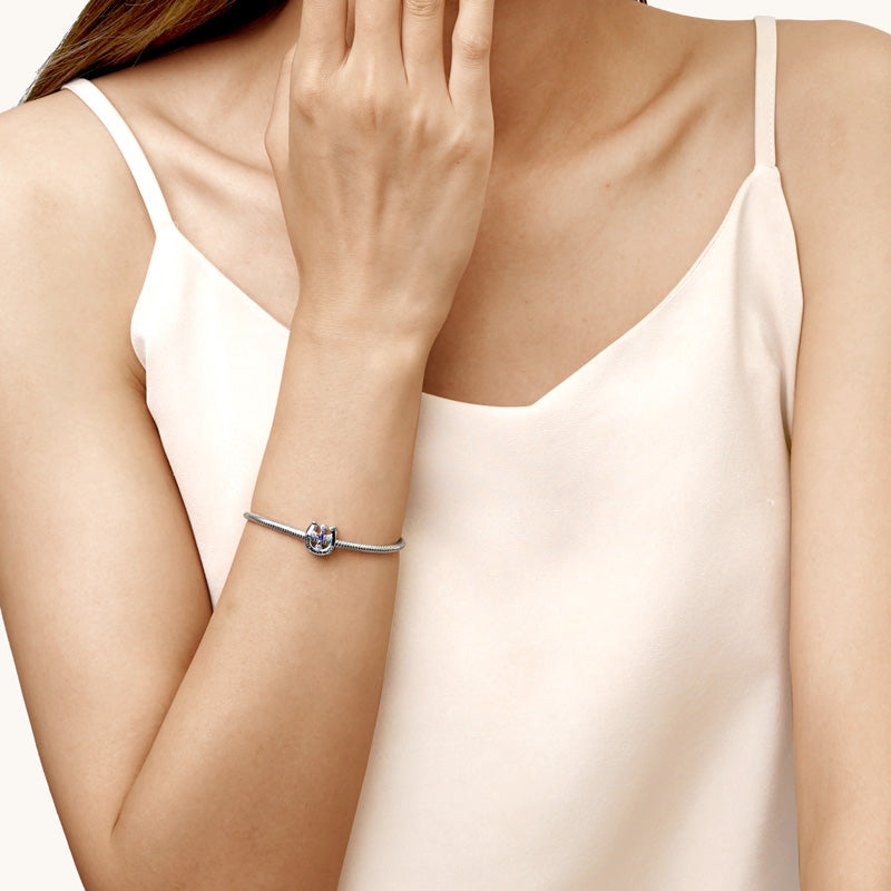 Gnoce "Faith over Fear " Lucky Horseshoe Cross Charm_3