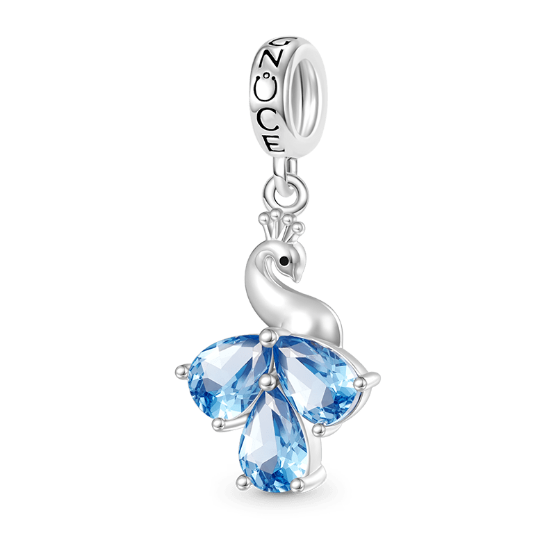 Gnoce Peacock Pendant Dangle Charm_1