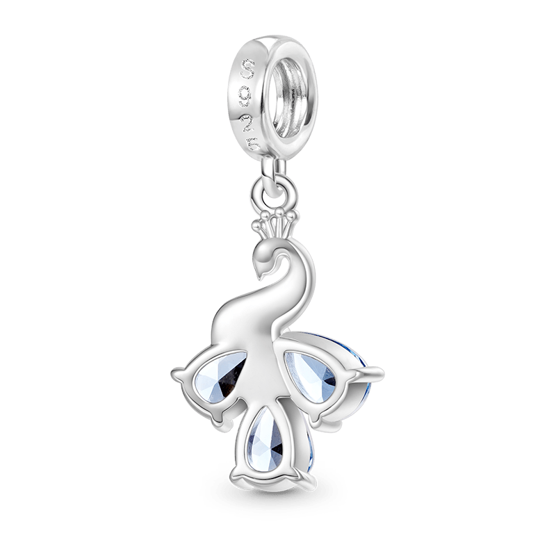 Gnoce Peacock Pendant Dangle Charm_2