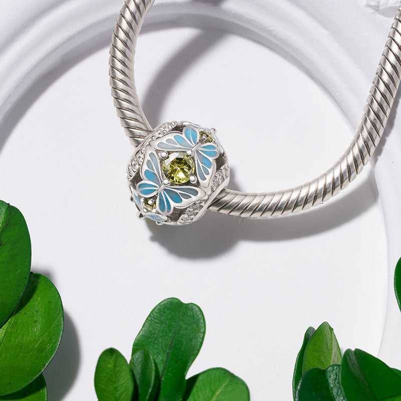 Gnoce Sparkling Butterfly Charm_3