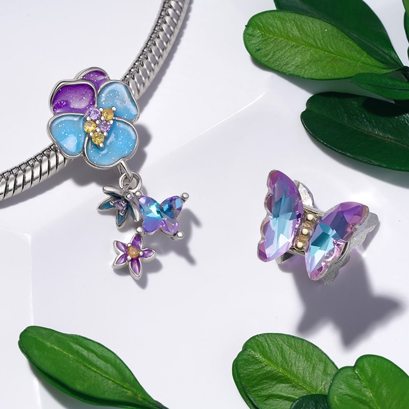 Gnoce Gradient Phalaenopsis Orchid Flower Charm_3