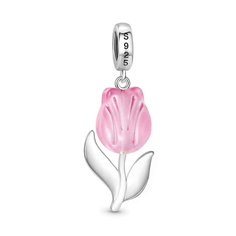Gnoce Blooming Tulip Pendant Dangle Charm_2