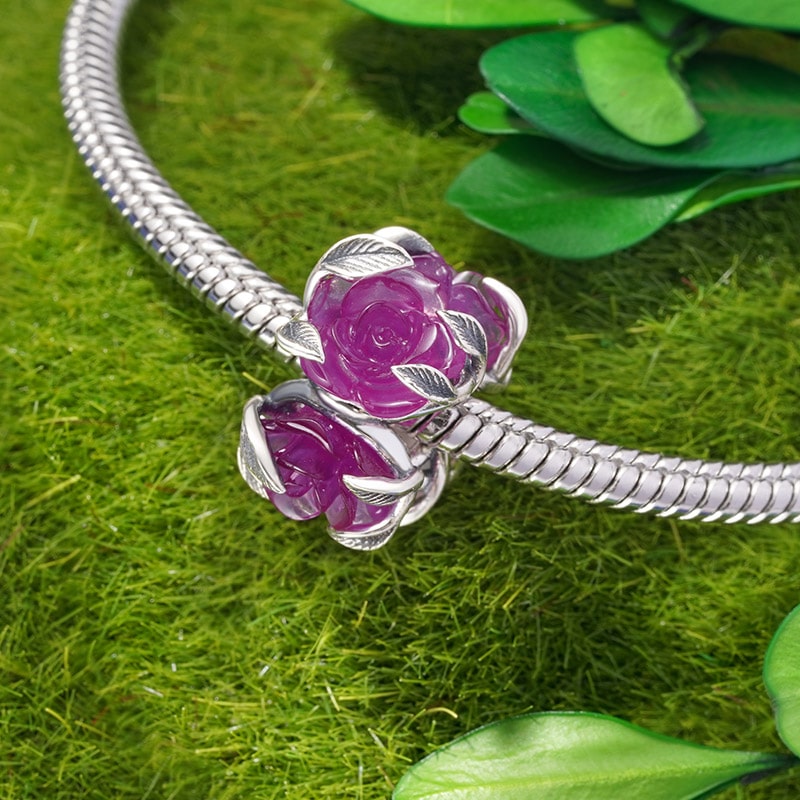 Gnoce Light Color-changing Rose Flower Charm_3