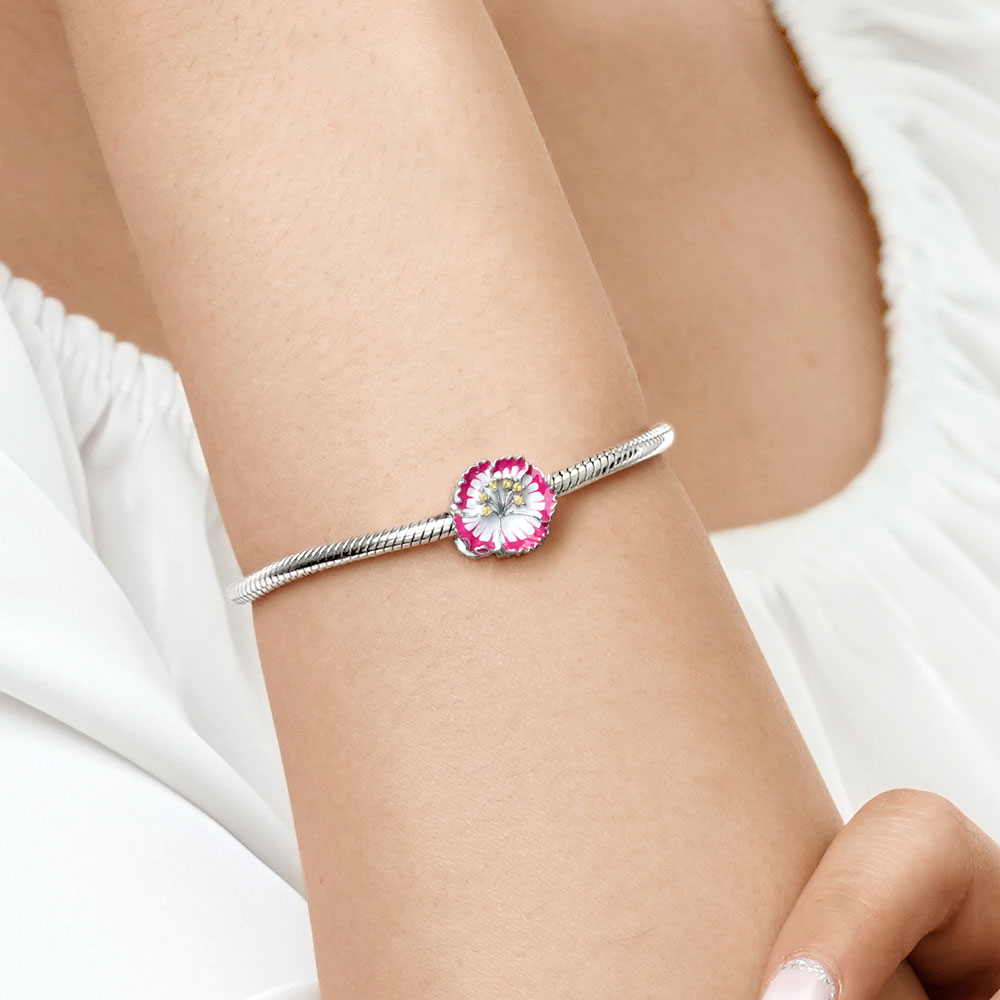 Gnoce Carnation Flower Charm_5