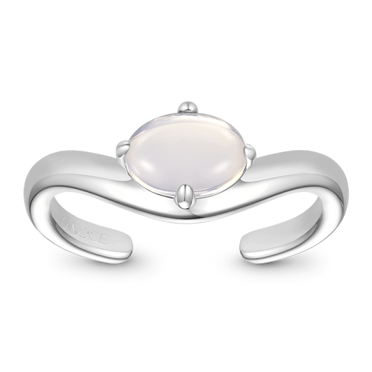 Gnoce Adjustable Oval-Shaped Moonstone Ring_1