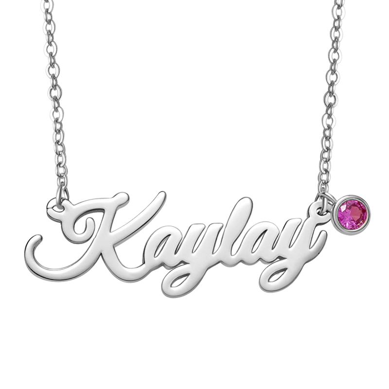 Amarley Personalized Name Necklace with Birthstone_3