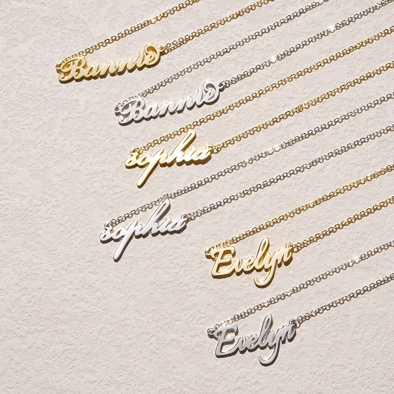 Amarley "You are My Golden Star" Personalized Rose Gold Color Name Necklace- Unquie Customized Gift for Her_4