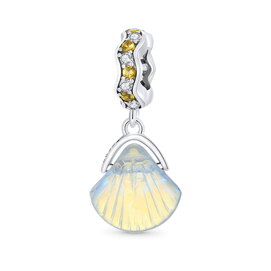 Gnoce Sparkling Shell Pendant Dangle Charm_1