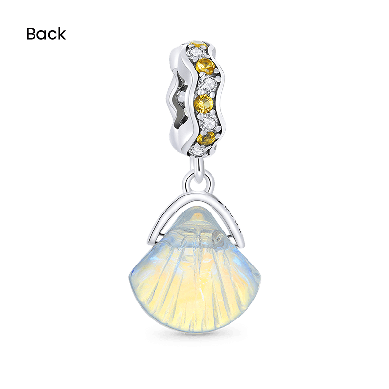 Gnoce Sparkling Shell Pendant Dangle Charm_2