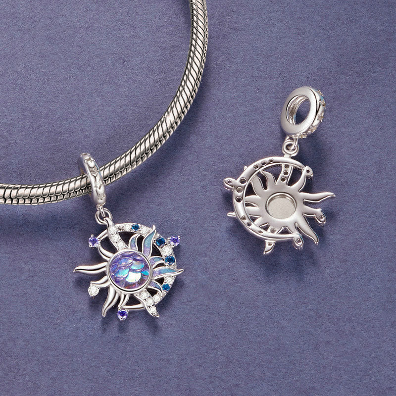 Gnoce Mystic Magic Sun Moon Pendant Dangle Charm_2