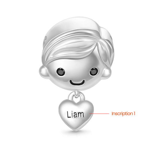 Gnoce Love Little Boy Engravable Charm_1