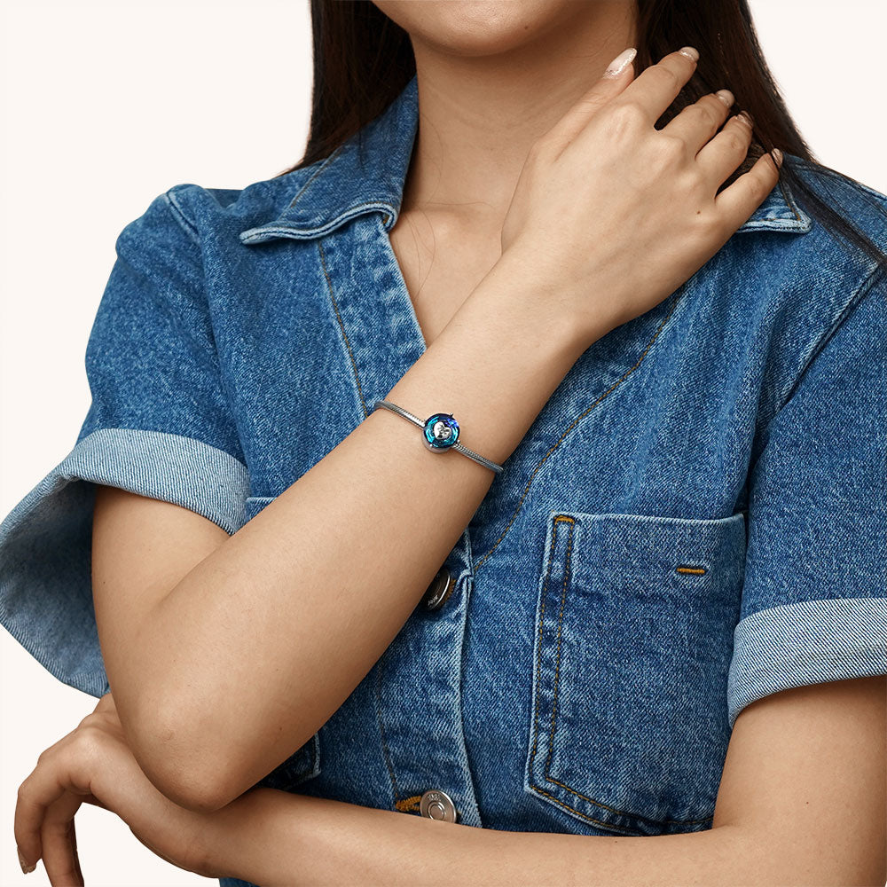 Gnoce Crystal Round Love Heart Charm_4