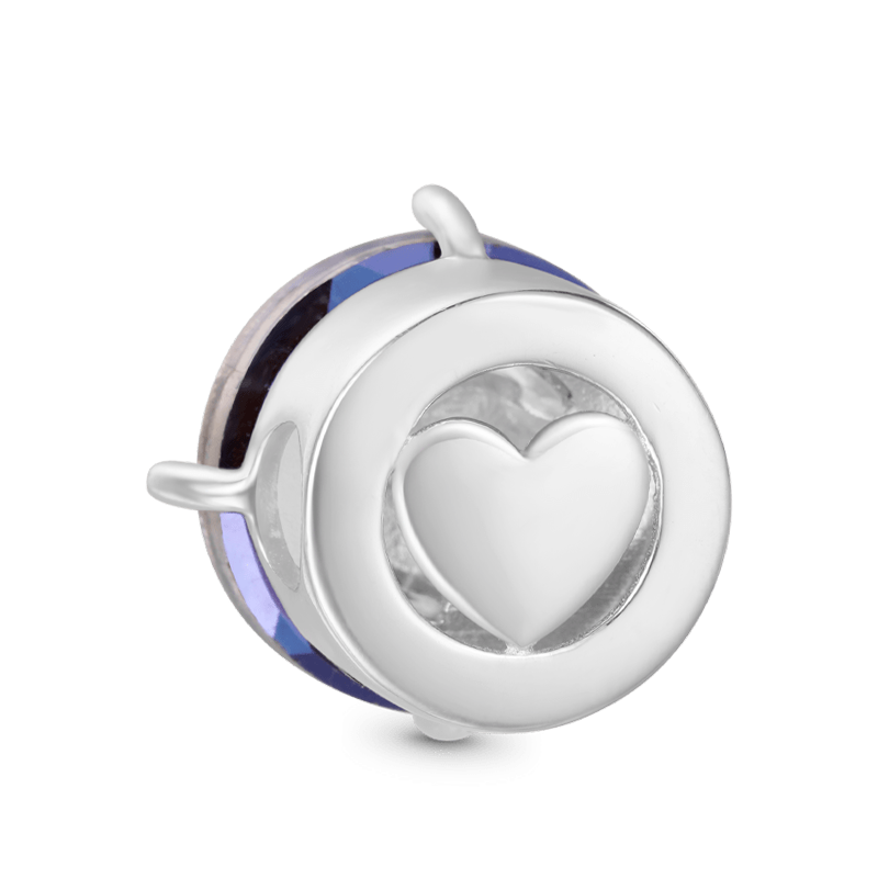 Gnoce Crystal Round Love Heart Charm_2