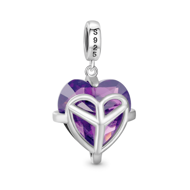 Gnoce Birthstone Love Pendant Dangle Charm_3