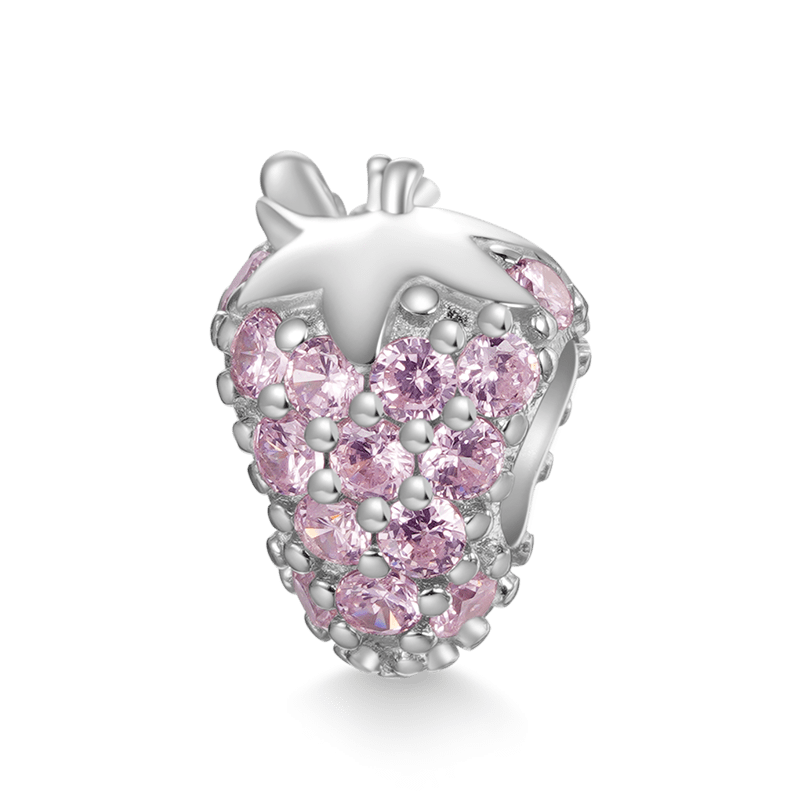 Gnoce Pink Strawberry Bee Charm_2