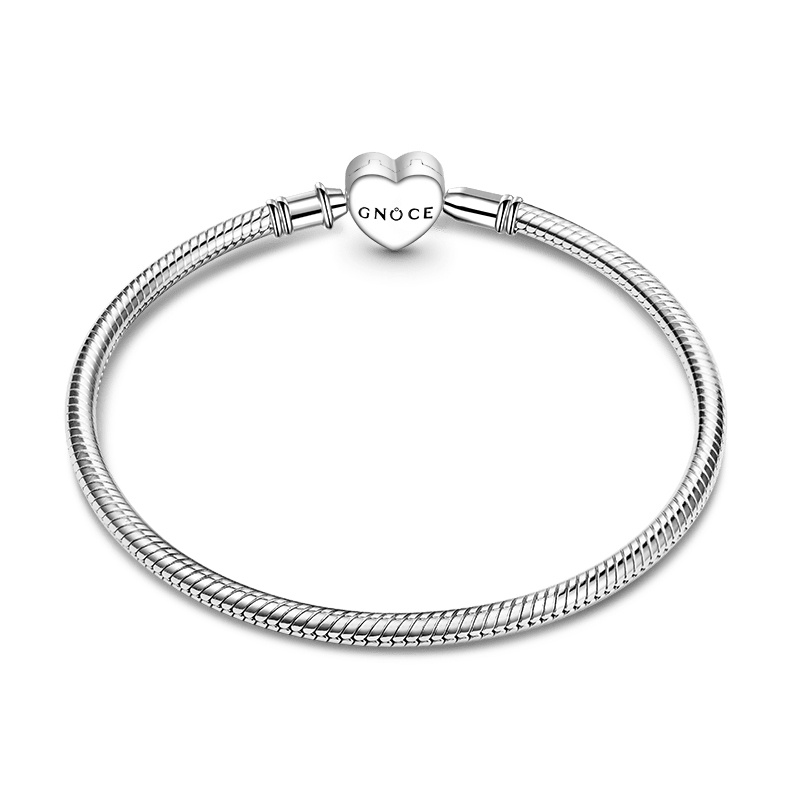 Gnoce Moonstone Basic Snake Chain Bracelet_2