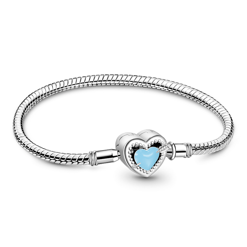 Gnoce Moonstone Basic Snake Chain Bracelet_1