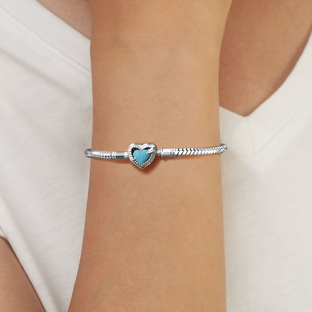 Gnoce Moonstone Basic Snake Chain Bracelet_5