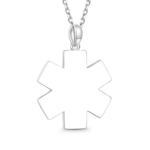 Gnoce Engravable Star Of Life Necklace