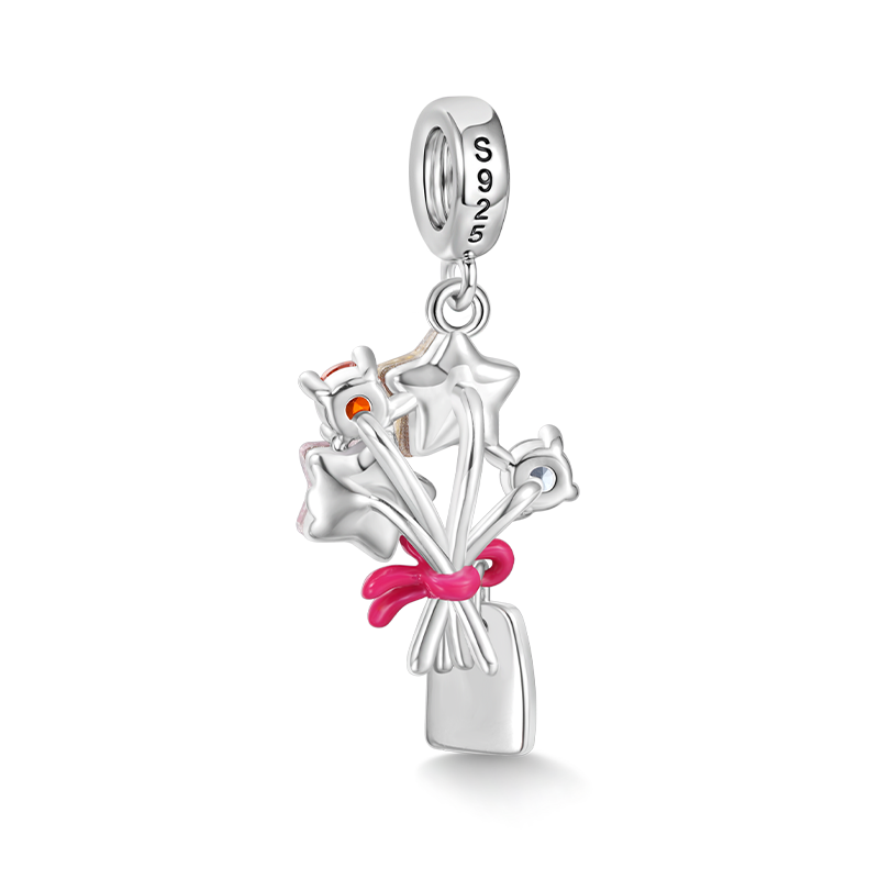 Gnoce Thanksgiving Bouquet Pendant Dangle Charm_2