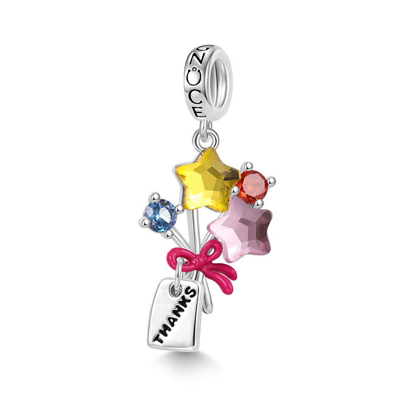 Gnoce Thanksgiving Bouquet Pendant Dangle Charm_1