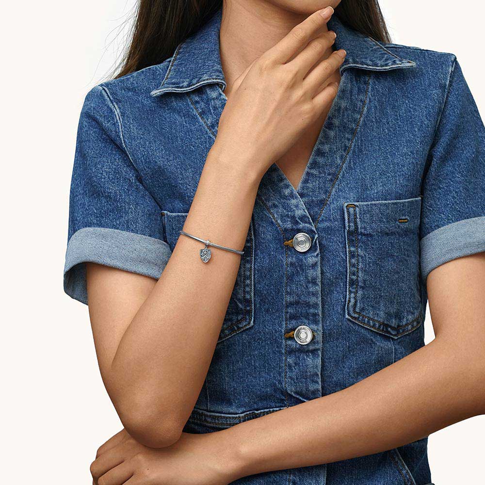 Gnoce Engravable Cross Key Shield Pendant Dangle Charm_2