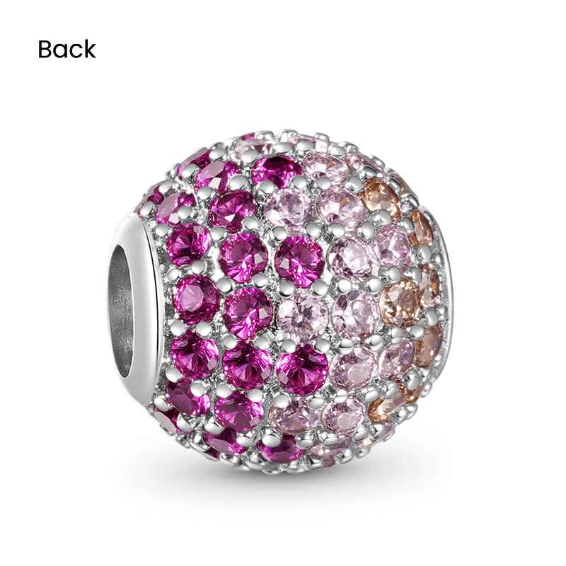 Gnoce Pink Champagne Rose Ombre Charm_2