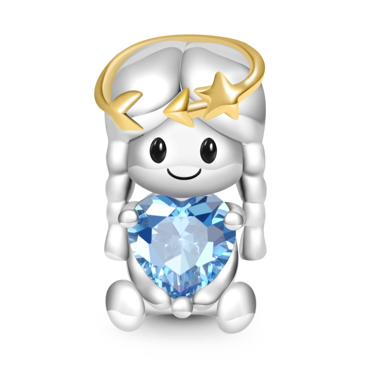 Gnoce Sagittarius Constellation Embraces Heart Gem Charm_1