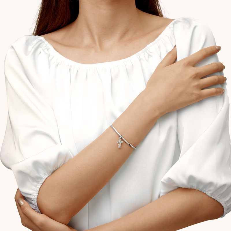 Gnoce Cross Tree Of Life Pendant Pendant Dangle Charm_4