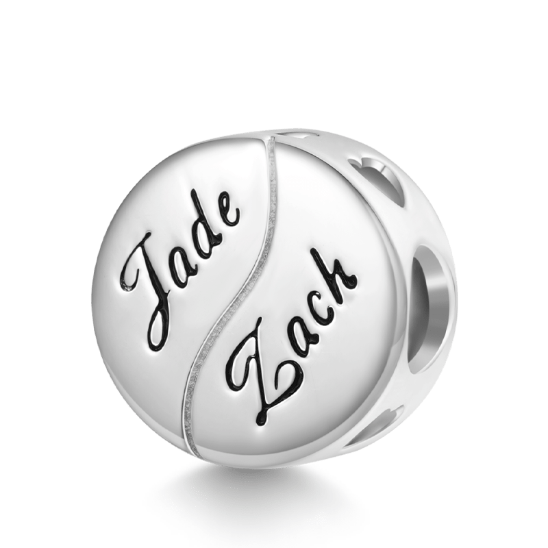 Gnoce Engravable Love Heart Fingerprint Charm_2