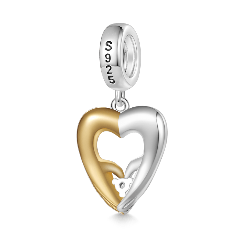 Gnoce Heart Gesture Pendant Dangle Charm_3