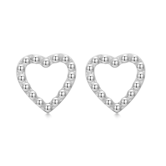 Gnoce Mini Heart Stud Earrings_1