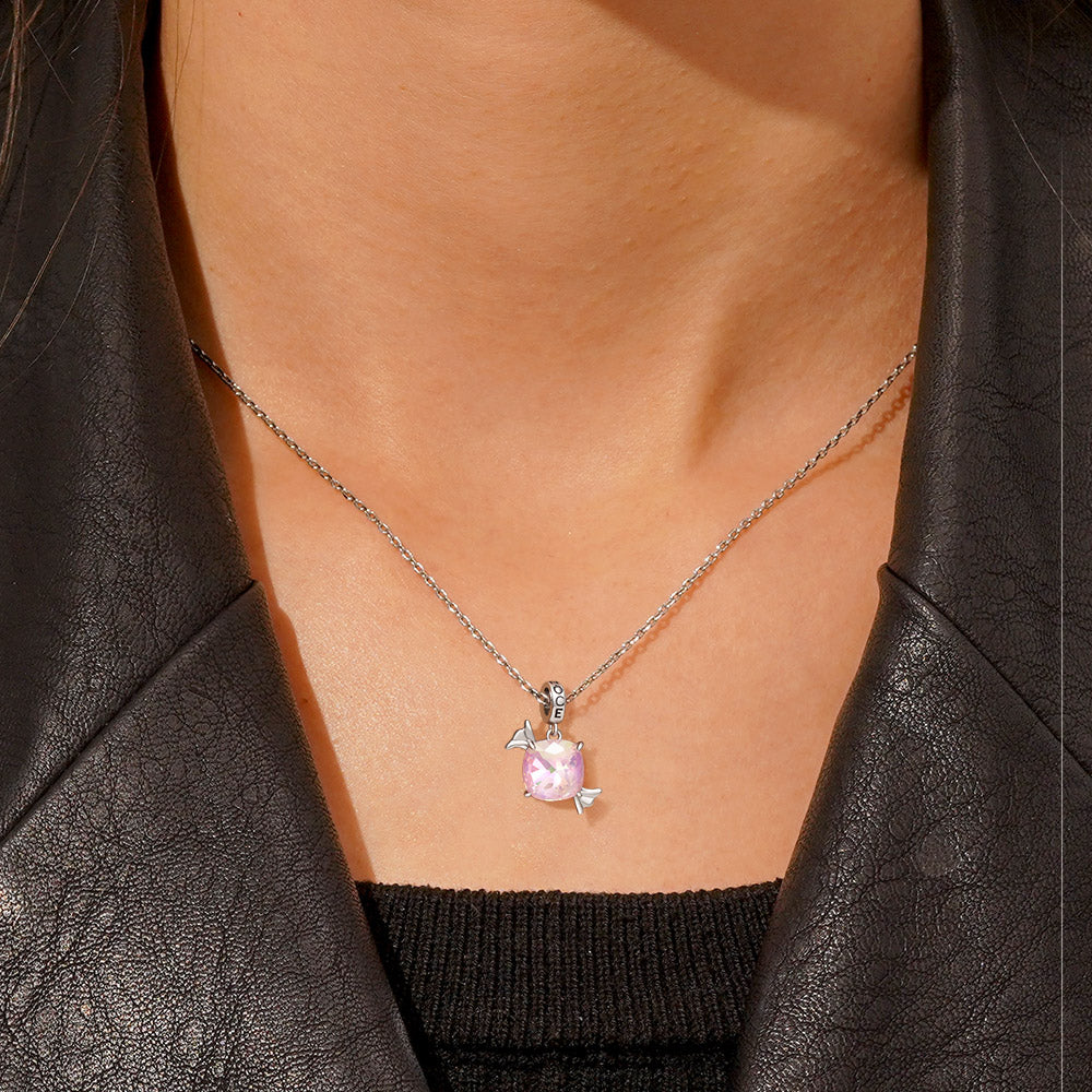 Gnoce Pink Sweet Candy Pendant Dangle Charm_5