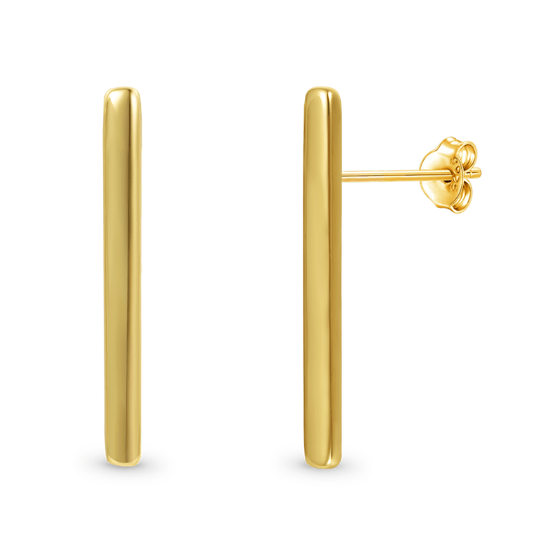 Gnoce Long Bar Studs Earrings_1