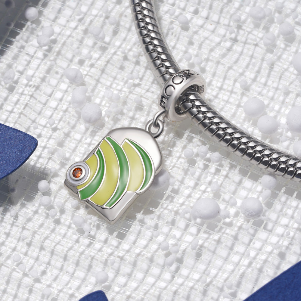 Gnoce Avocado Toast Pendant Dangle Charm_3