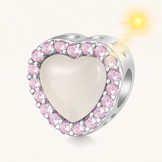 Gnoce Light Pink Heart Color-changing Charm_1