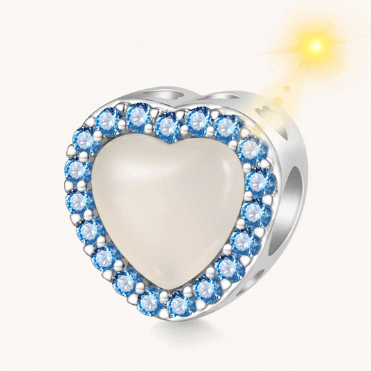 Gnoce Light Blue Heart Color-changing Charm_1
