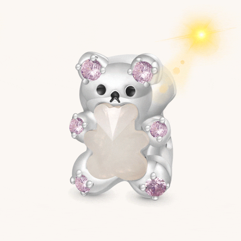 Gnoce Pink Gummy Bear Color-changing Charm_1