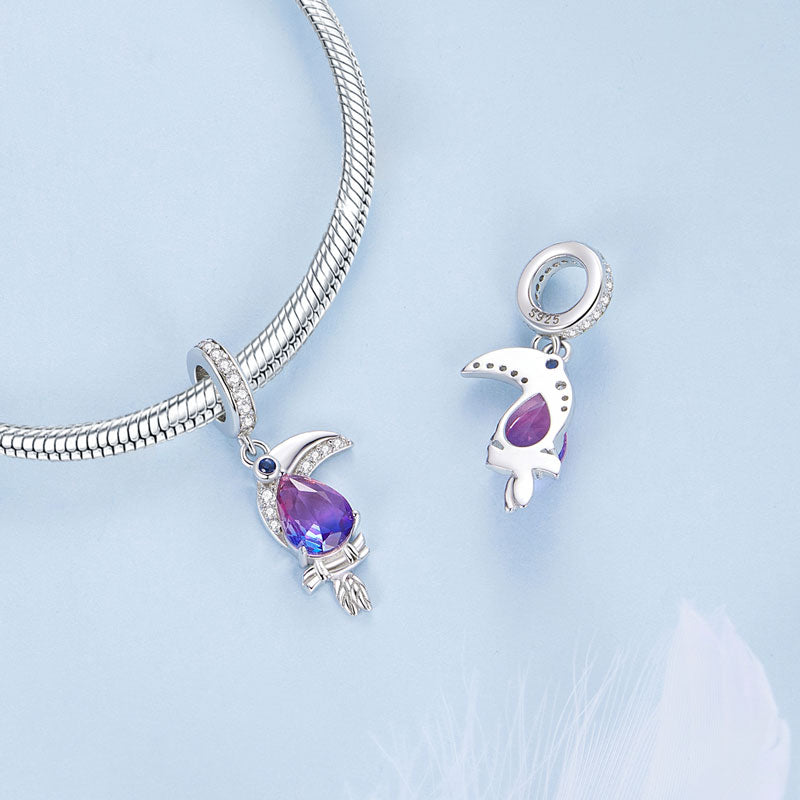 Gnoce Toucans Bird Pendant Dangle Charm_2