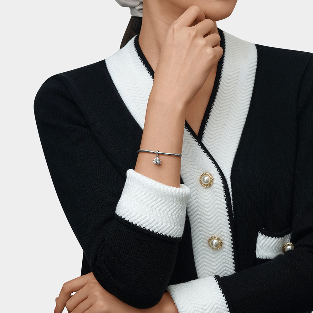 Gnoce Glove, Snowman & Snowflakes Winter Triple Pendant Dangle Charm_6