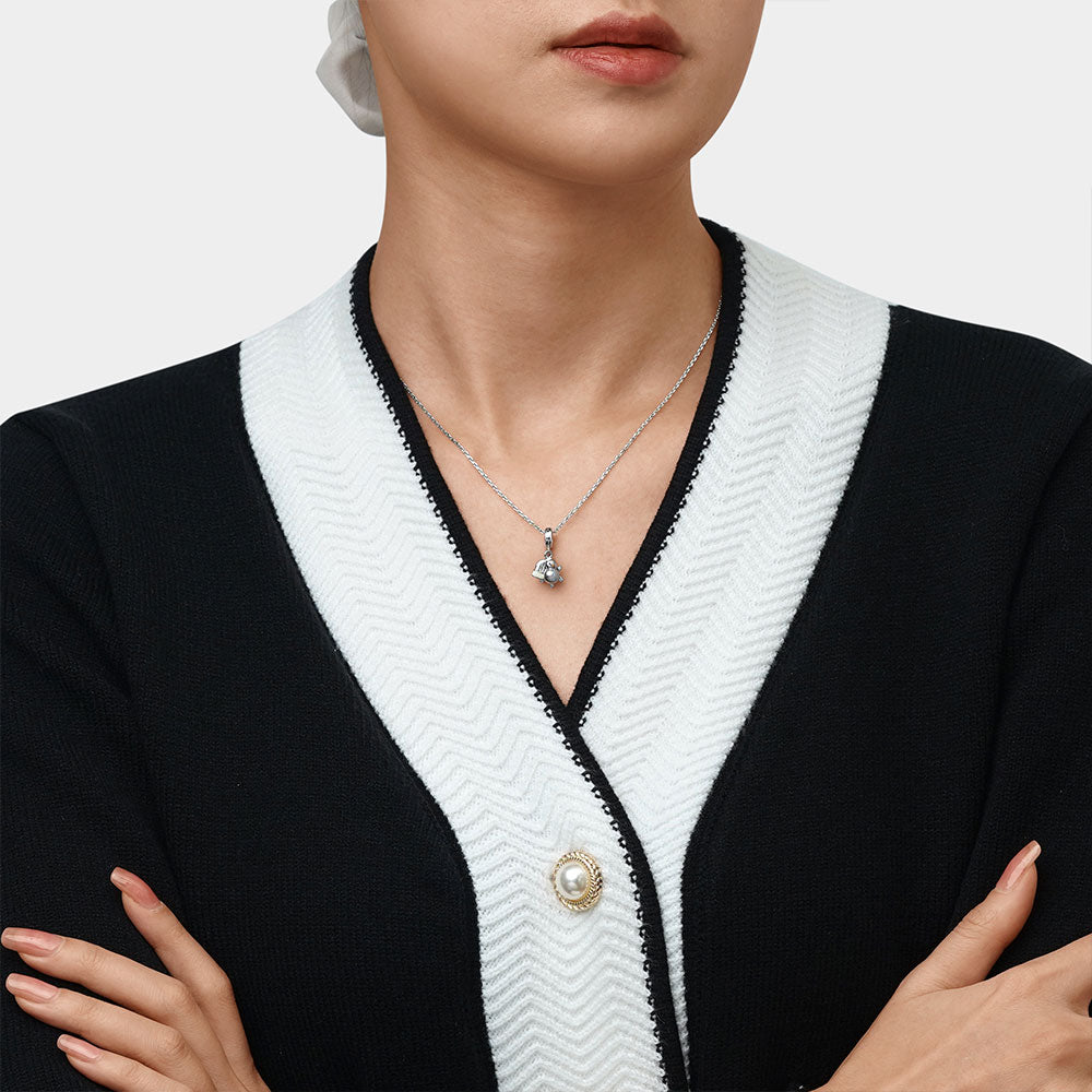 Gnoce Glove, Snowman & Snowflakes Winter Triple Pendant Dangle Charm_4