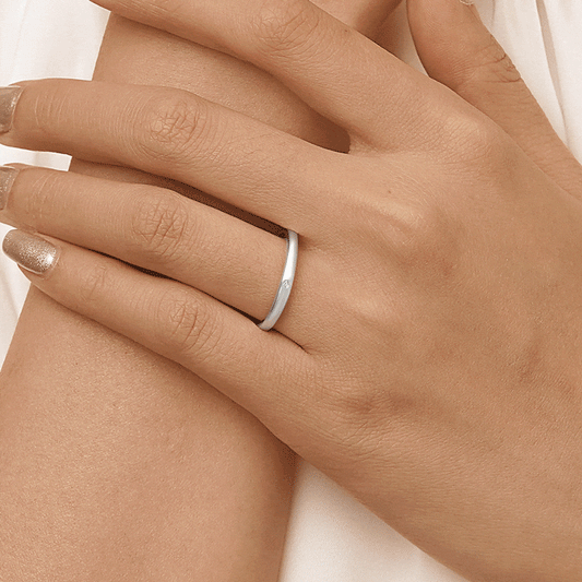 Gnoce Single Band Birthstone Ring_5